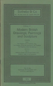 SOTHEBY'S British Art Ballet Dance Studies by Laura Knight Pavlova Karsavina Cat - Picture 1 of 1