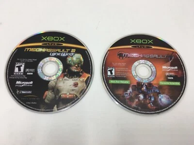MechAssault 1 (Not for Resale) & MechAssault 2: Lone Wolf Lot (Xbox) - DISC ONLY - Image 1 of 3