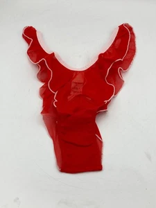 We Are HAH Fly Girl Mesh Panty Blood Orange Size XS 100% Nylon - Picture 1 of 14