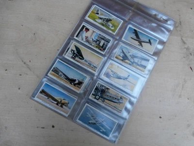 CIGARETTE CARDS: INTERNATIONAL AIR  LINERS BY JOHN PLAYER  1936 COMPLETE - Image 1 of 2