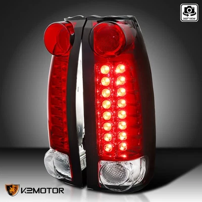 Red Fits 1988-1998 Chevy Silverado GMC Sierra C/K 1500 2500 3500 LED Tail Lights Foto 1 de 4