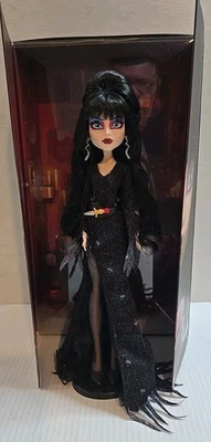 Monster High Skullector Elvira Mistress of The Dark 2023 11" Tall Doll - Image 1 of 4