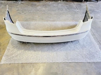 2012-2014 Hyundai Genesis Sedan Rear Bumper Cover w/o Park Assist - White Frost - Image 1 of 4