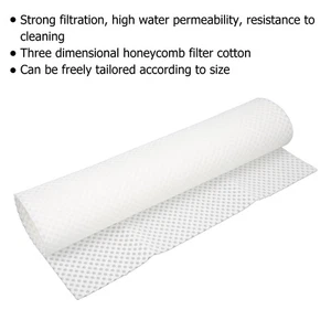 Aquarium Filter Mat Ultra Thin High Density Fish Tank Filter Cotton - Picture 1 of 12