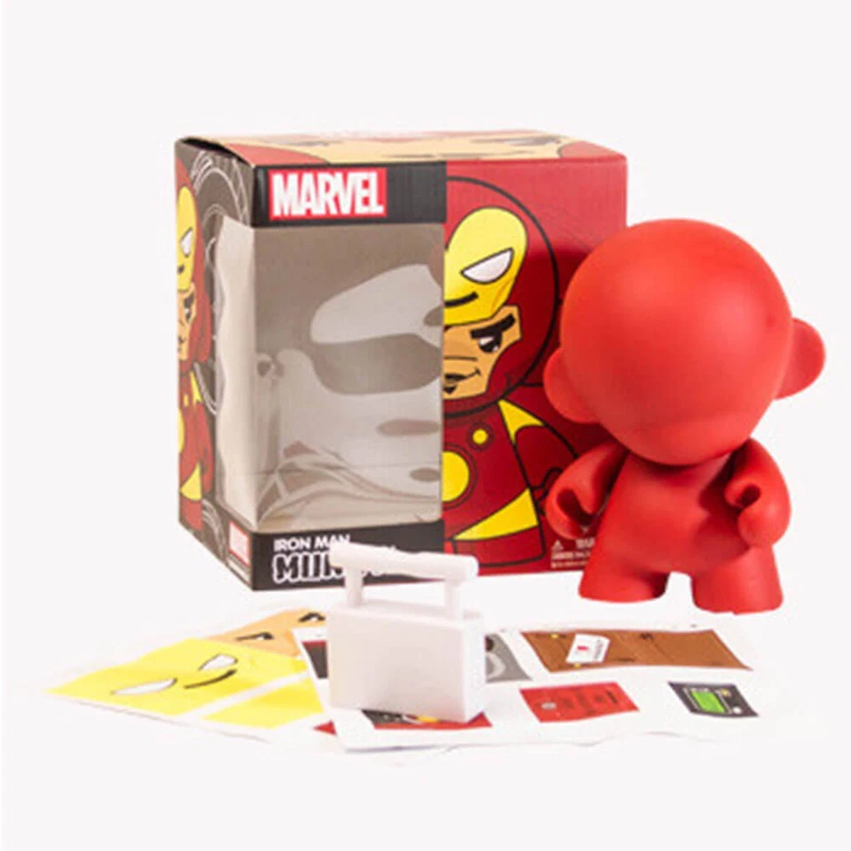 Munnyworld Iron Man Marvel Mini Munny Do It Yourself Vinyl Figure Collectable - Image 1 of 2