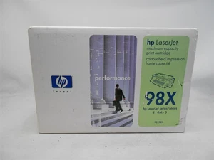Genuine HP 98x LaserJet Printer Black Toner Cartridge 92298X ~ SEALED - Picture 1 of 6
