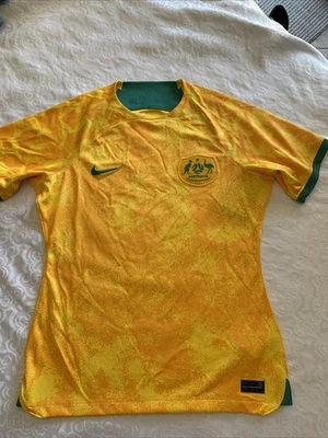 Camiseta/camiseta de manga corta de fútbol/fútbol nacional de Australia mediana para mujer  Foto 1 de 4