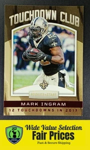 2018 Panini Rookies & Stars Touchdown Club Mark Ingram #TD-7 NO Saints Card - Picture 1 of 2
