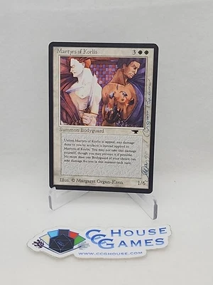 Martyrs of Korlis MTG Blue Signed Margret Organ-Keen Antiquities *CCGHouse - Image 1 of 4