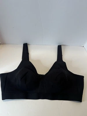 Sujetador inalámbrico Fruit Of The Loom para mujer Fit For Me Collec/talla grande negro 44C nuevo Foto 1 de 4