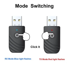 3 In 1 Transmitter Receiver BT 5.0 Receiver Transmitter BT Adapter NEW - Afbeelding 1 van 12