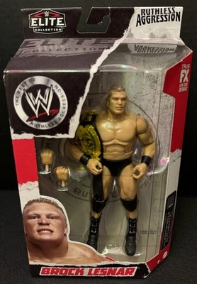 WWE Elite Ruthless Aggression Brock Lesnar Difícil de Encontrar Foto 1 de 4