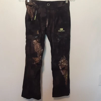 Mossy Oak Pants Boys M Scent-Factor Camo Lightweight Youth hunting Eclipse - Image 1 of 4