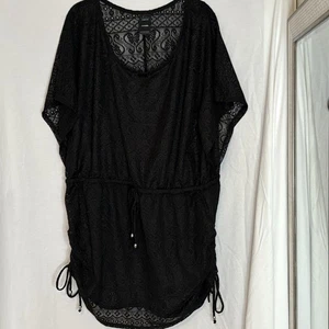 Corbata ajustable Catalina negra de encaje para mujer talla 3X playa piscina crucero - Imagen 1 de 10