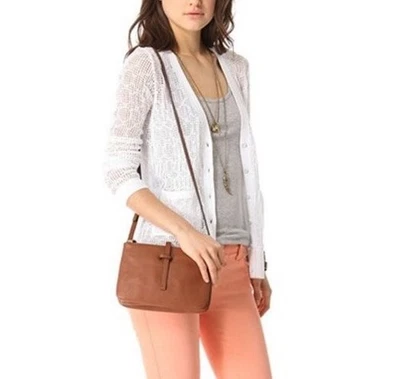 Bolsa tiracolo Annabel Ingall couro preto Jojo trio removível azul $350 - Imagem 1 de 4