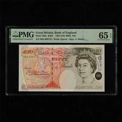 1994 Great Britain Bank of England 50 Pounds Pick#388c PMG 65 EPQ Gem UNC - Image 1 of 4