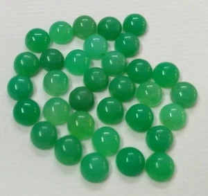 Natural Chrysoprase Round Cabochon 5mm to 15mm Loose Gemstone - Picture 1 of 3