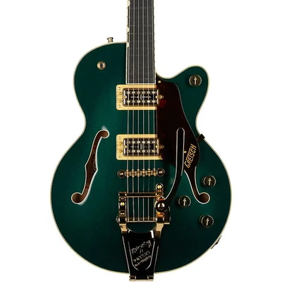 Gretsch G6659TG PE Broadkaster Jr. Bloque central cuerda a través de Bigsby Gold HW CG Foto 1 de 4