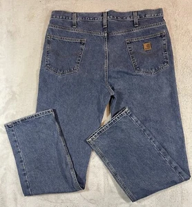 Carhartt Jeans Mens 38x34 (measured 38x33) B480-DPS Traditional Fit Denim - Picture 1 of 11