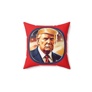 Trump 2024 MAGA - Spun Polyester Square Pillow - Picture 1 of 4