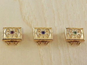 Chiusura per collana in argento 925 laminata peso 7 grammi - Foto 1 di 7