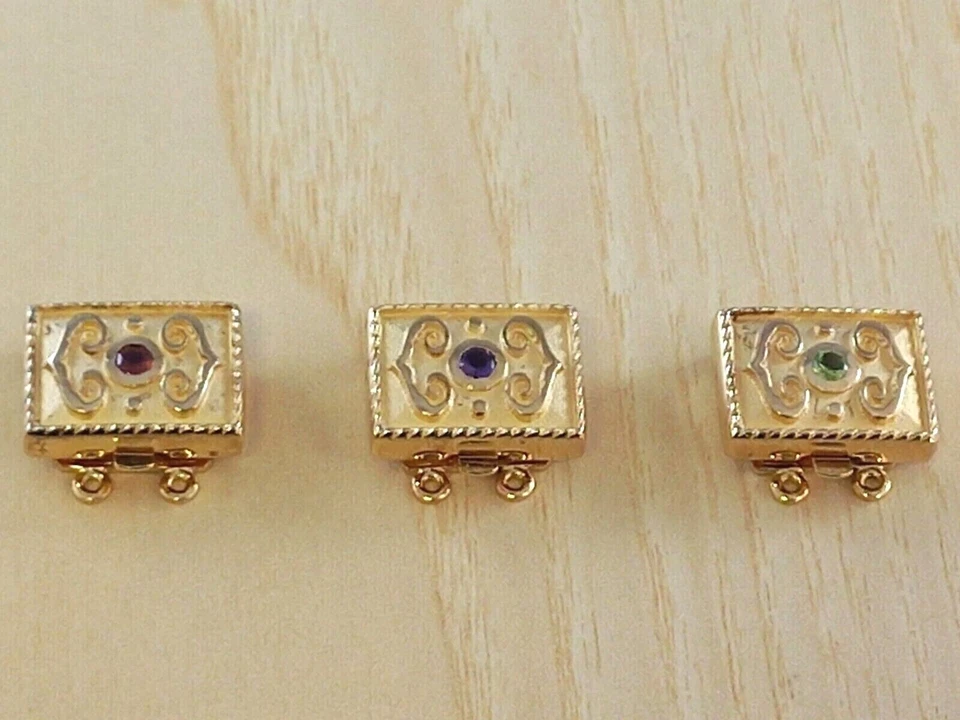 Chiusura per collana in argento 925 laminata peso 7 grammi - Immagine 1 di 1