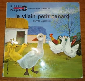 LE VILAIN PETIT CANARD D'APRES ANDERSEN ( LIVRE DISQUE 45 TOURS ) - CART1 - - Picture 1 of 4