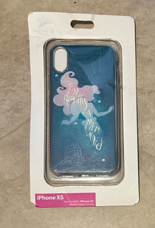DISNEY PARKS I'M realmente a Mermaid Ariel Sirenita iPHONE XS Funda Teléfono NUEVA Foto 1 de 1