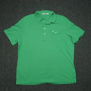Criquet Shirt Mens XXL Green Players Polo St Patricks Short Sleeve Clover * - Picture 1 of 10
