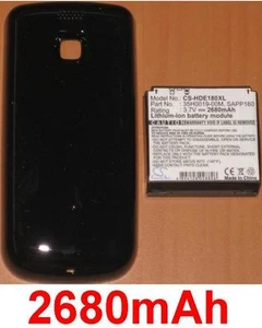 Coque Noir + Batterie 2680mAh type 35H00119-00M BA S350  Pour  HTC MyTouch 3G - Photo 1 sur 1