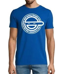 Ghost in the Shell Stand Alone Complex inspired Laughing Man Men's T-shirt - Picture 1 of 2