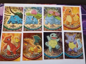 1999 Topps Pokémon Trading Cards Series 1 Complete Foil Set of Pokemon #1-76 TV - Picture 1 of 10