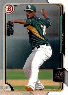 2015 Bowman Prospects #BP146 Raul Alcantara Oakland Athletics - Image 1 of 2