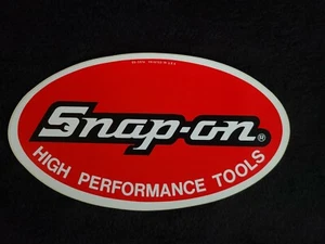 Vintage 1980s SNAP-ON TOOLS High Performance Tools Decal Sticker NEVER USED 9" - Picture 1 of 1