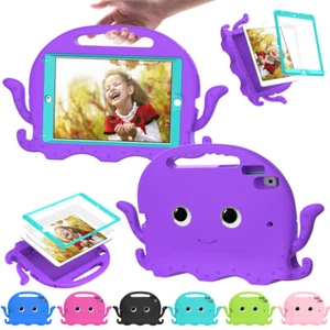 Kids Foam EVA Handle Case Stand Cover For iPad 5th 6th Generation 9.7"Mini 1 2 3 - Picture 1 of 64