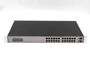 HPE OfficeConnect 1920S 24-Port Gigabit Managed Switch with Ears P/N: JL381A - Picture 1 of 3