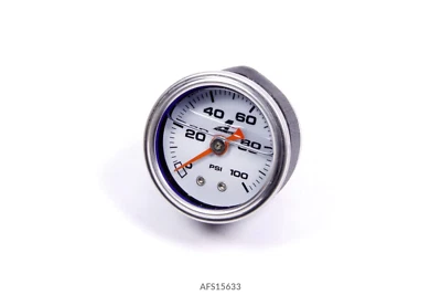 Aeromotive Fuel Pressure Gauge - 1.5in 0-100psi 15633 - Image 1 of 2