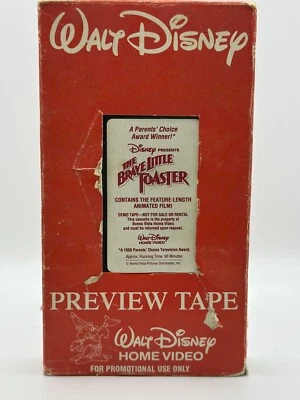 The Brave Little Toaster VHS Walt Disney Home Video Promo Preview.  VINTAGE. Foto 1 de 3