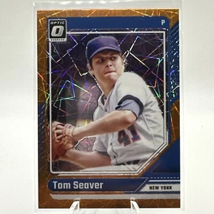 2024 Donruss Optic #48 Tom Seaver ORANGE VELOCITY Baseball Card Tom Terrific - Picture 1 of 2