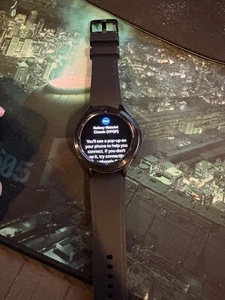 Samsung Galaxy Watch4 Classic SM-R890 46mm Stainless Steel Case with Ridge-Sport - Photo 1 sur 6