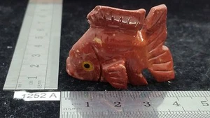 Tier Fisch aus STEATIT Stein Mineralien Skulptur Deko Sammlung Reiki - Bild 1 von 2