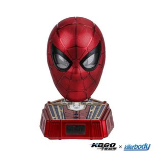 US Schiff Stahl Spider-Man Helm Cos1:1 tragbare elektrische Blink Bluetooth Maske - Bild 1 von 19