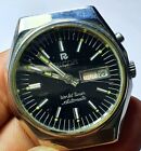 Ricoh World Timer Automatic s Japan Vintage Men's Wrist Watch