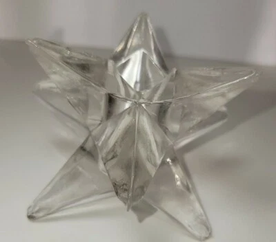 Pier 1 Glass Star Candleholders, set of 6 - Image 1 of 4