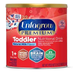 Enfagrow Premium Non-GMO Toddler 1-3 Years Next Step Formula Stage 3, 36.6 oz - Picture 1 of 5