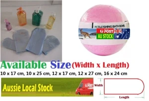 100 x PVC Shrinkable Heat Shrink Bag Wrap Film half Round shape on top AU local - Picture 1 of 1