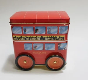 London Bus Co. Double Decker Tin Rotating Wheels - Picture 1 of 15