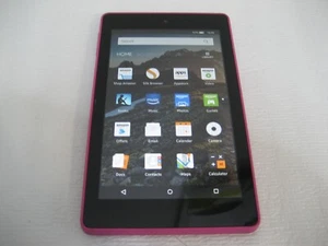 Amazon Kindle Fire HD 6 (4th Generation), 8GB, Wi-Fi, PW98VM - Pink - Picture 1 of 2