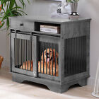 35 43 Dog Cratewooden Dog Crate With Storage Drawersdog Furniture End Table