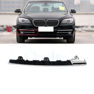 Vorne Rechts Stoßstange Leiste Trim Chrome 51137295356 Für BMW 7 Series 2013-15 - Picture 1 of 7